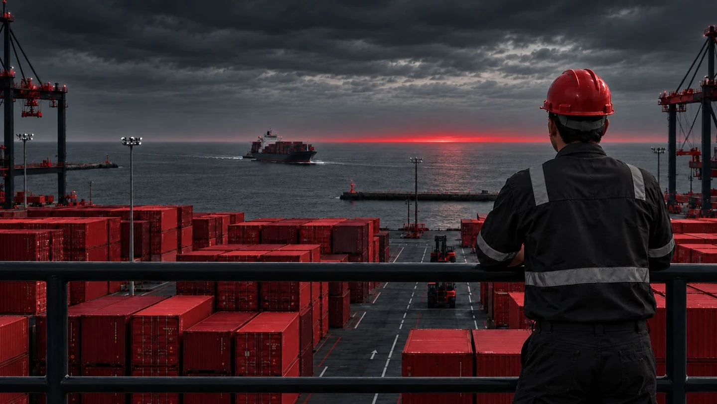 Operación portuaria y supervisión de embarques, imagen de la presentación de CMA.